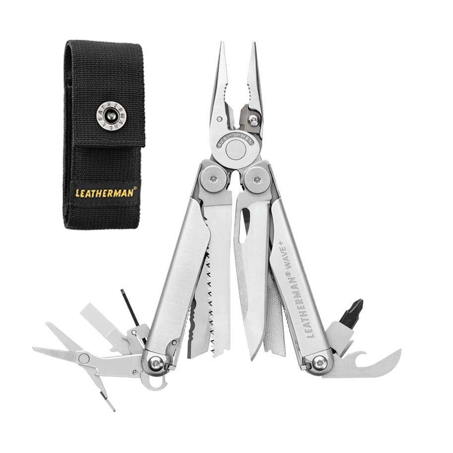 Leatherman Wave Plus Stainless - w/ Nylon Button Sheath - Paramedic Shop