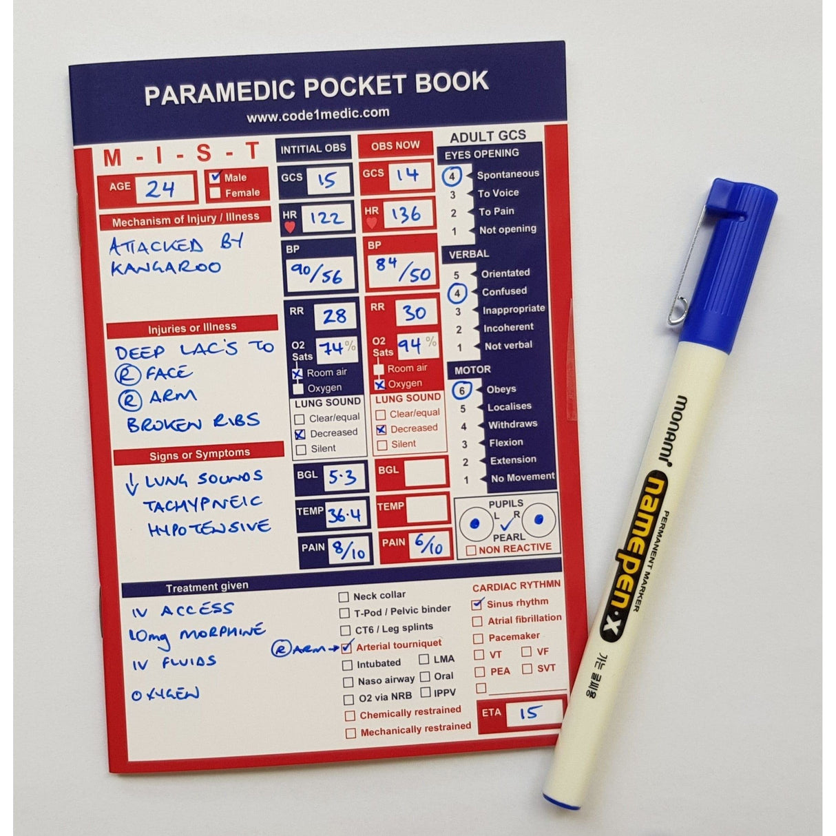 Paramedic Pocket Book - Paramedic Shop