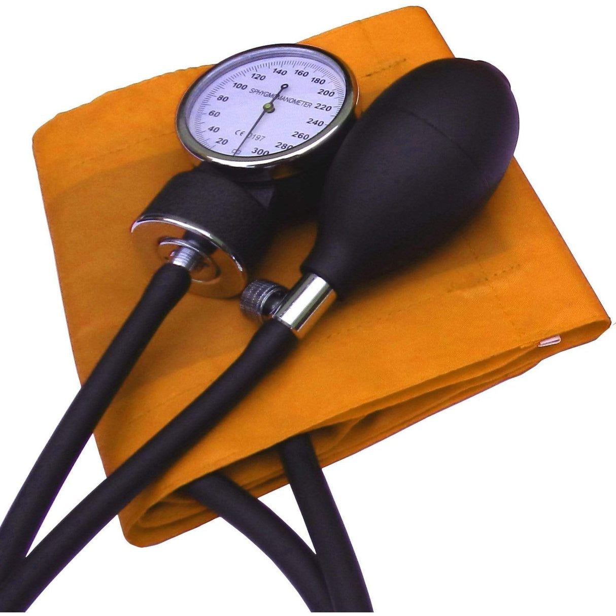 Latex Free Two Tube Aneroid Palm Sphygmomanometer - Paramedic Shop