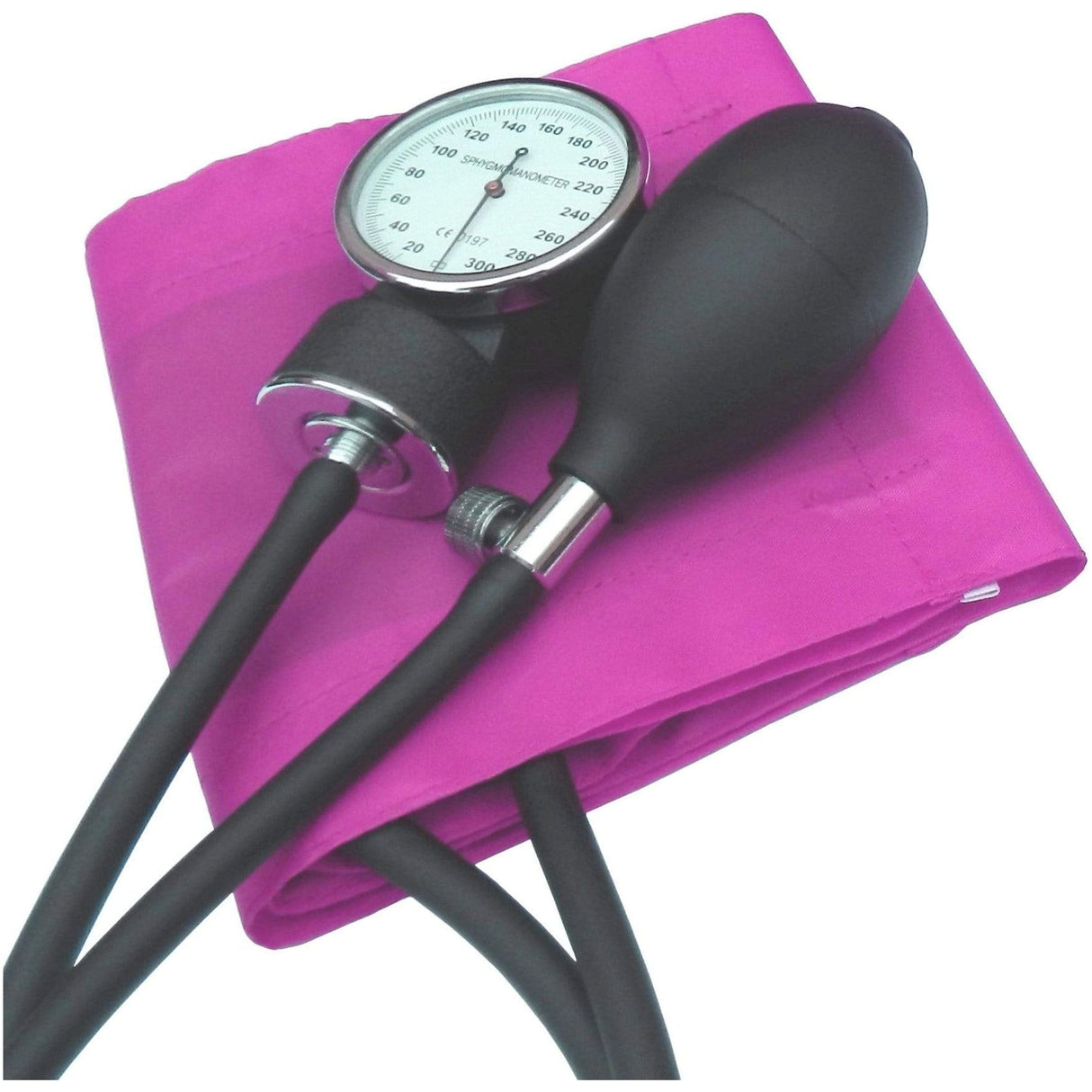 Latex Free Two Tube Aneroid Palm Sphygmomanometer - Paramedic Shop