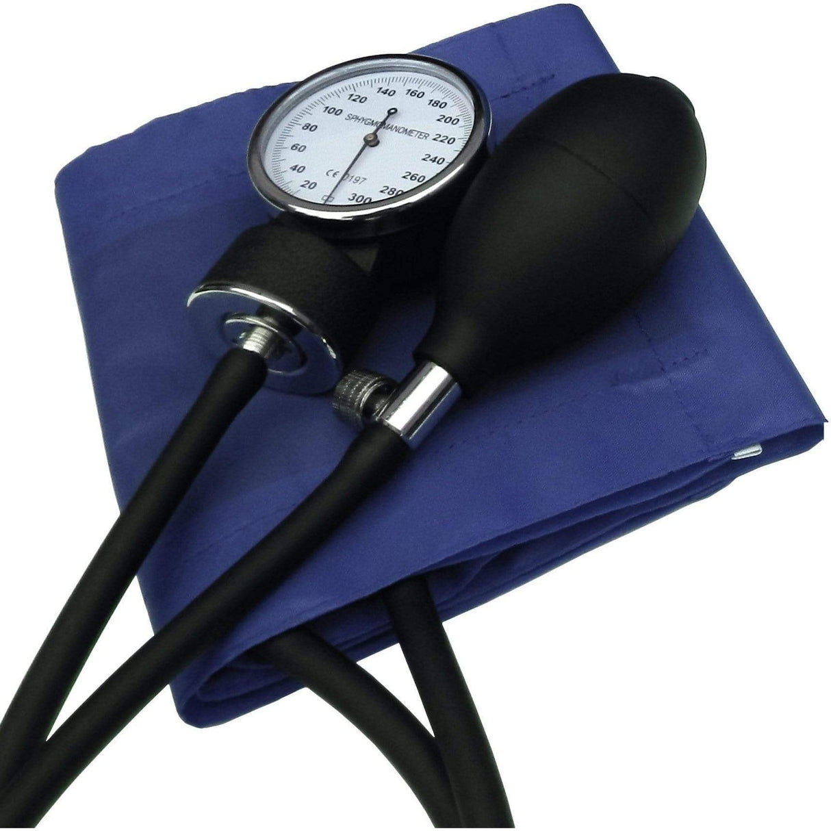 Latex Free Two Tube Aneroid Palm Sphygmomanometer - Paramedic Shop