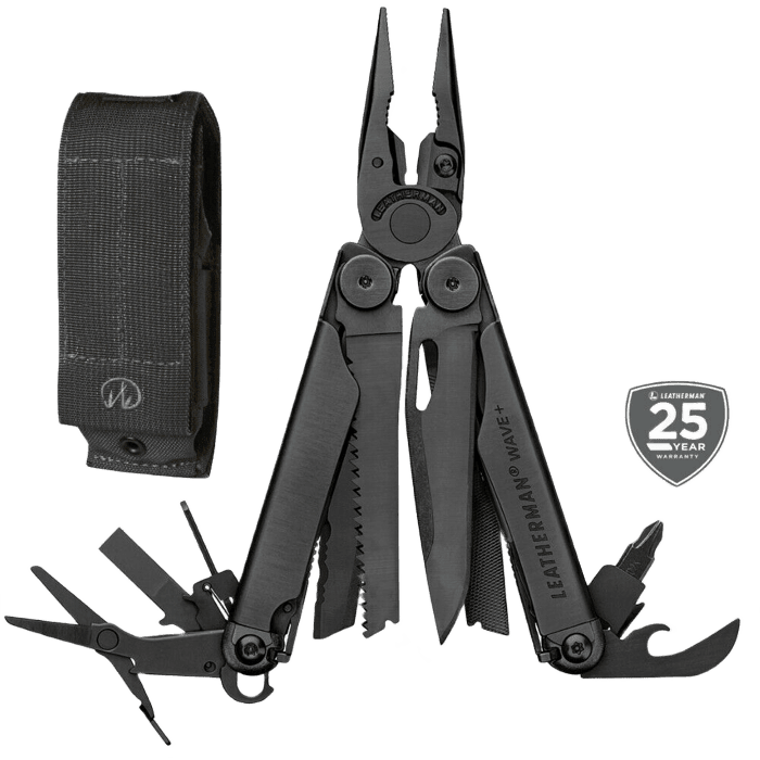 Leatherman Charge + Black Multitool w/ - Black Molle Sheath - Paramedic Shop