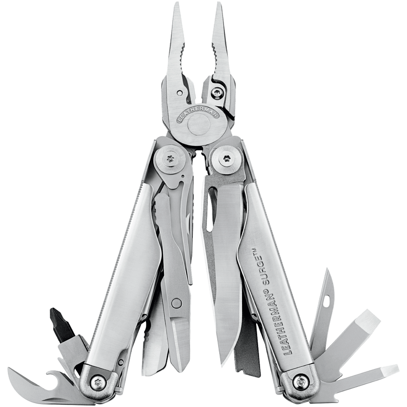Leatherman Surge Multi - tool Stainless Steel - w/ Nylon Button Sheath - Paramedic Shop