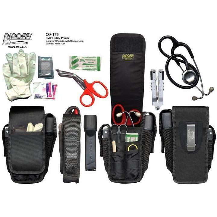 Ripoffs Clip On 9 Pocket EMT Utility Pouch - Paramedic Shop