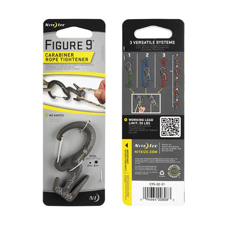 Figure 9 Small Rope Tightener - Black - Paramedic Shop