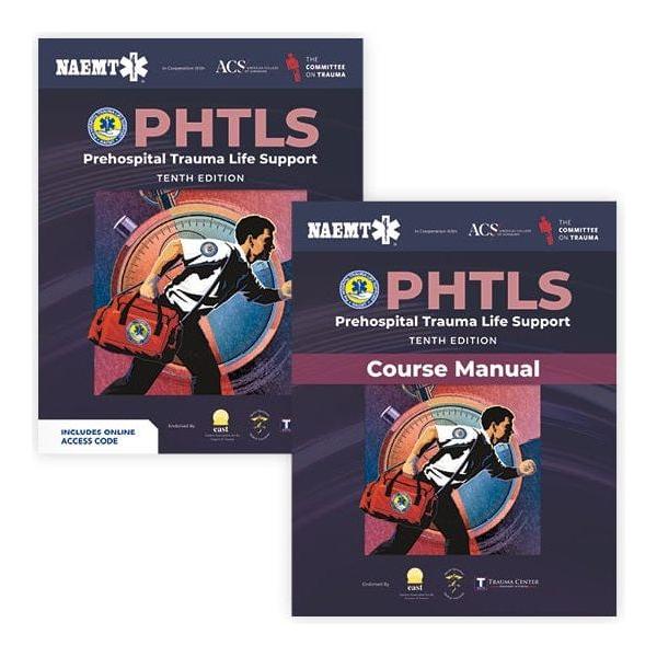 Paramedic Shop PSG Learning Textbooks Paperback Text & Course Manual PHTLS Prehospital Trauma Life Support: 10th Edition - NAEMT