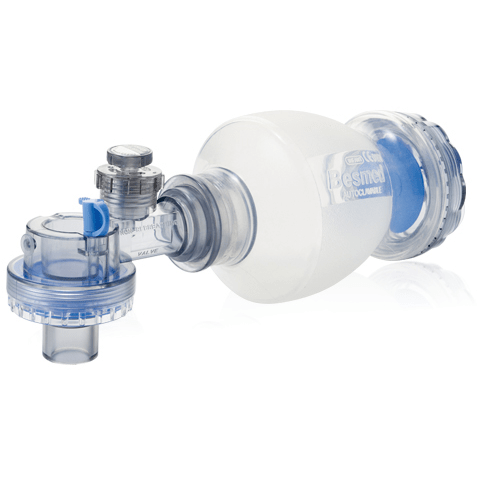 Paramedic Shop Add-Tech Pty Ltd Resuscitation Reusable Silicone Manual Resuscitator Complete With 60 cmH2O Pop Off