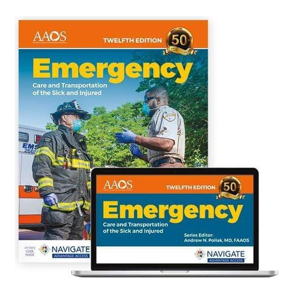 Paramedic Shop PSG Learning Textbooks Book & Advantage Emergency Care and Transportation of the Sick and Injured; 12th Ed