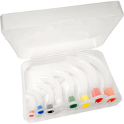 Paramedic Shop Add-Tech Pty Ltd Resuscitation Guedel Airway Kit with case (8 airways 40mm-110mm)