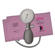 Paramedic Shop Axis Health Instrument Pink Liberty Basic Hand-Held Sphygmomanometer One-Handed Aneroid