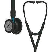 Paramedic Shop 3M Littmann Stethoscopes Black Tubing - Black Chestpiece & Earpiece - Blue Stem Littmann® Cardiology IV Stethoscope