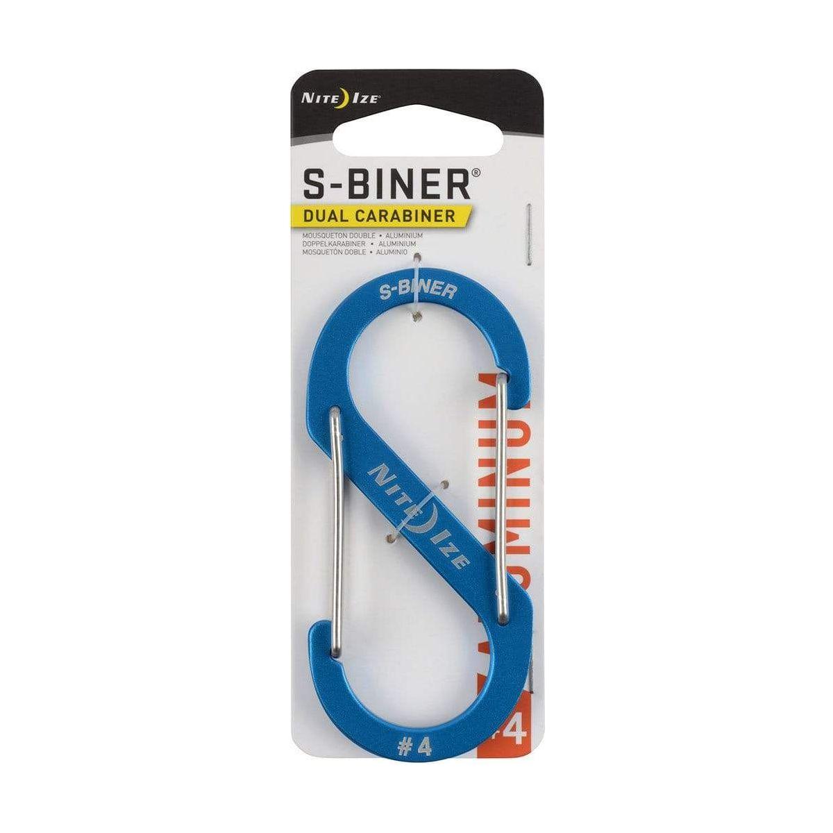 Paramedic Shop Zen Imports Pty Ltd Tools Aluminium - Blue Nite Ize S-Biner #4 Dual Carabiner