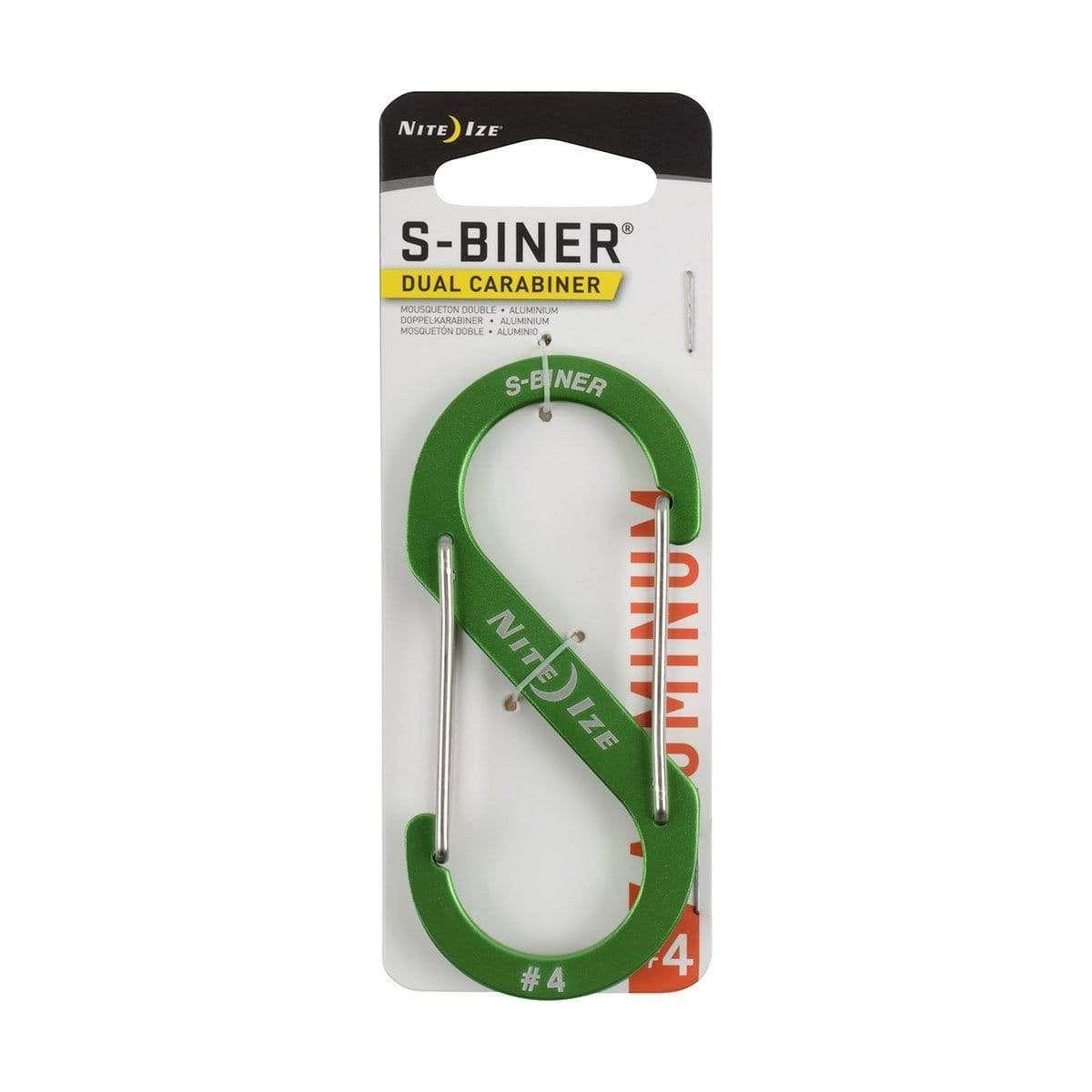 Paramedic Shop Zen Imports Pty Ltd Tools Aluminium - Lime Nite Ize S-Biner #4 Dual Carabiner