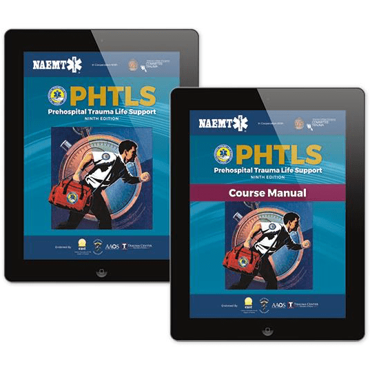 Paramedic Shop PSG Learning Textbooks eBook & eCourse Manual PHTLS Prehospital Trauma Life Support: 9th Edition - NAEMT