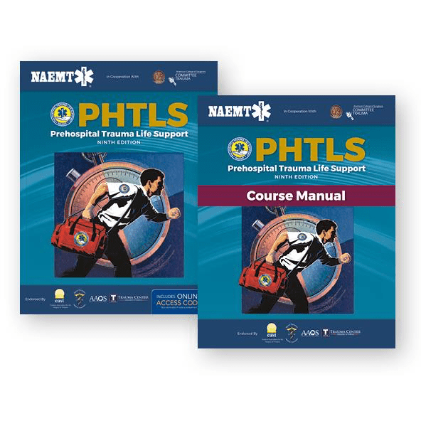 Paramedic Shop PSG Learning Textbooks Paperback Text & Course Manual PHTLS Prehospital Trauma Life Support: 9th Edition - NAEMT