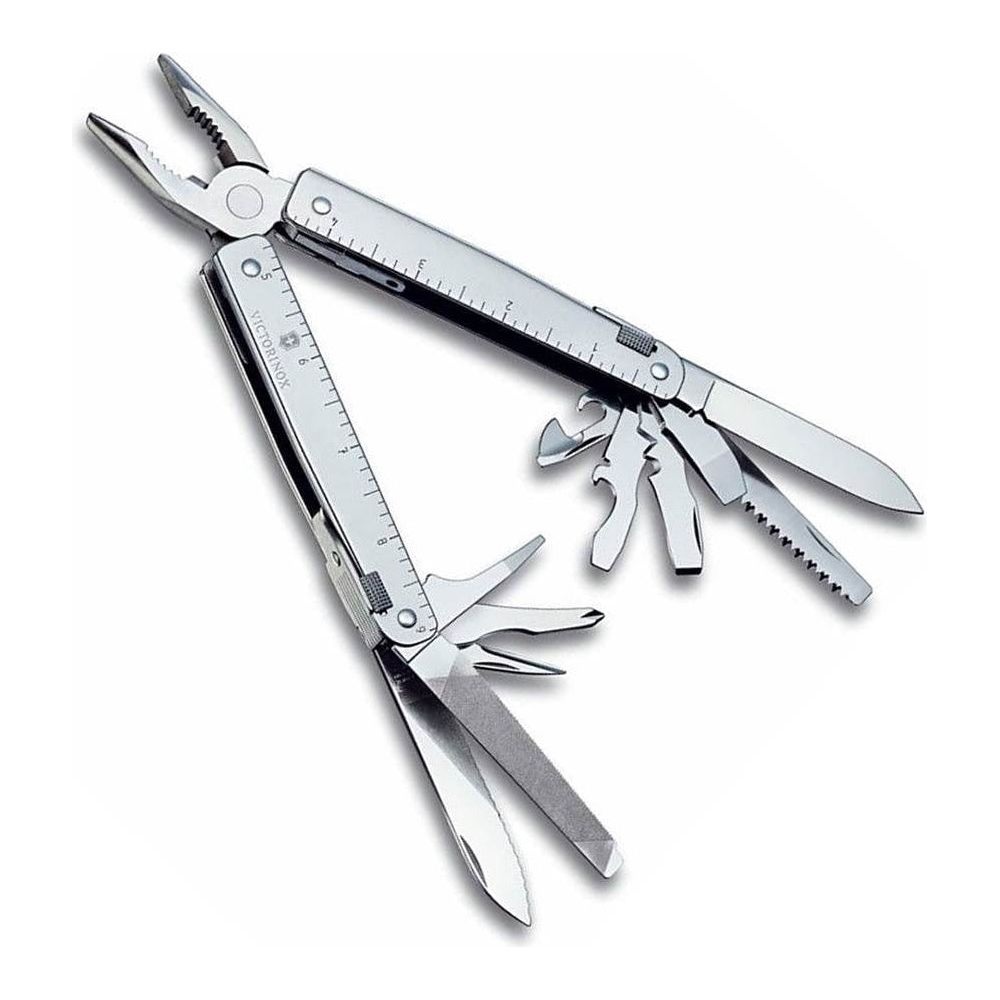 Paramedic Shop Sheldon & Hammond Tools Victorinox SwissTool - Swiss Army Knife with Nylon Pouch - Stainless Steel